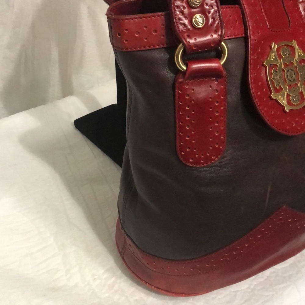 Kate Landry Leather Bucket Bag - Picture 4 of 12